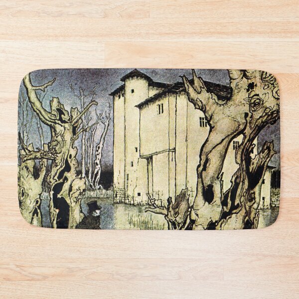 Item preview,  'Poe's Tales of Mystery and Imagination',The Fall of the House of Usher_Arthur Rackham  English illustrator (1867-1939) designed and sold by HomeGallery.