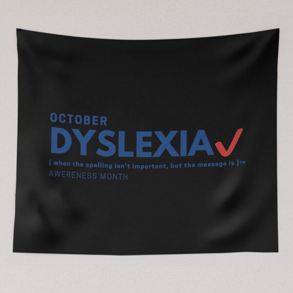 Item preview, October dyslexia awareness month designed and sold by Lillieoandco.