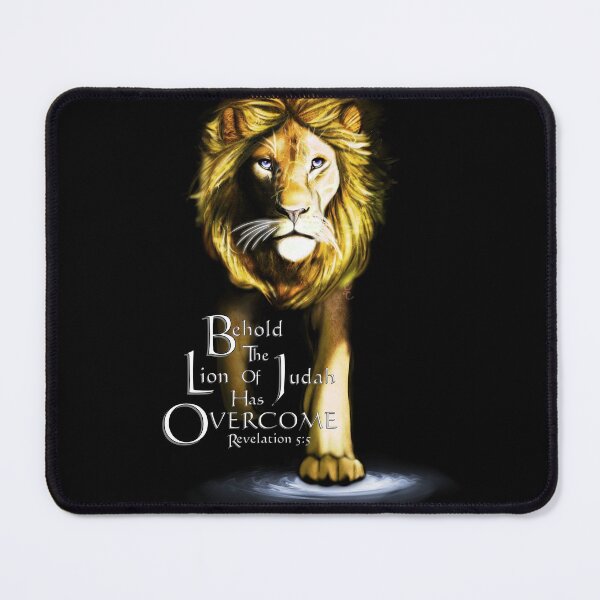 Item preview, Lion of Judah With Scripture (Gold) designed and sold by IgniteWithin.