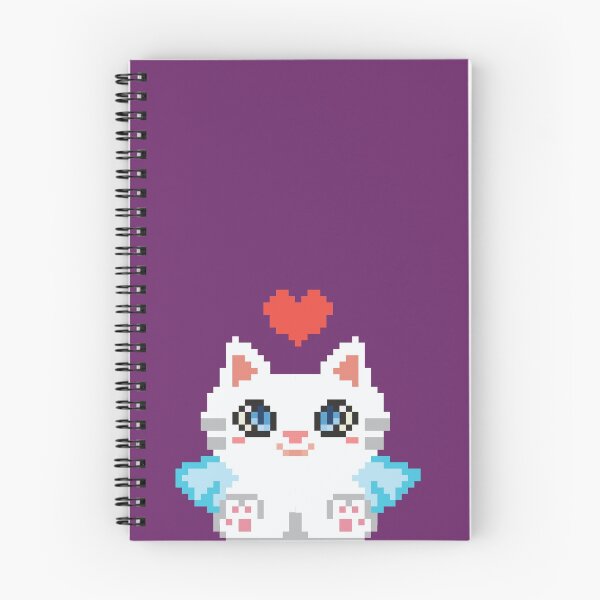 Item preview, Cute Angel Cat. Pixel art designed and sold by emi.