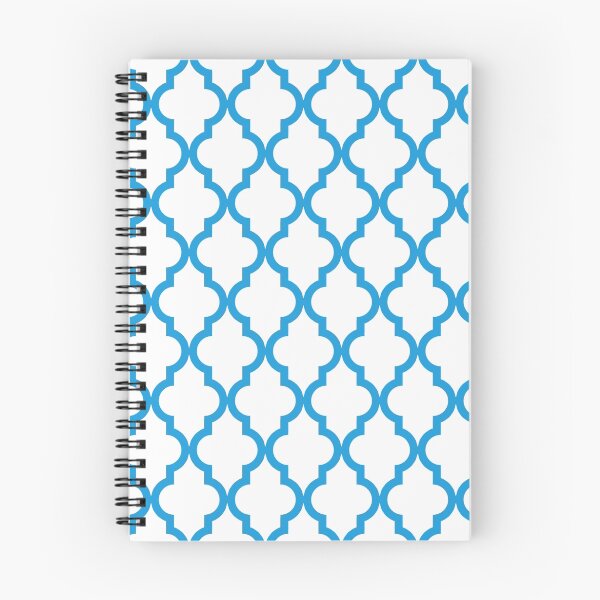 Item preview, Moroccan Quatrefoil Pattern: Deep Sky Blue designed and sold by Jared Davies.