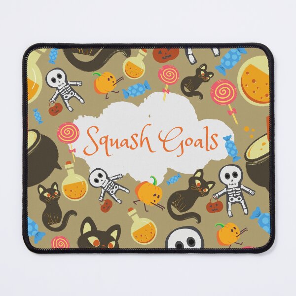 Item preview,  Squash Goals Light gray Halloween Cat Skull Candy Pumpkin pattern designed and sold by IMYGREAT32.