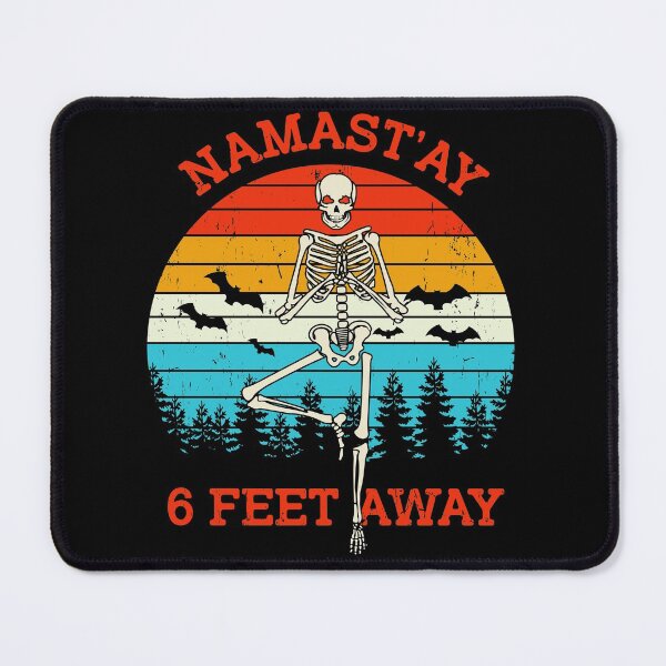 Item preview, Namast'ay 6 feet away designed and sold by pnkpopcorn.