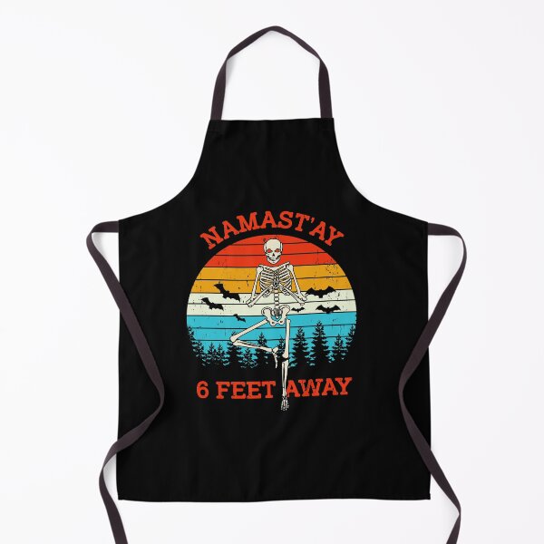 Item preview, Namast'ay 6 feet away designed and sold by pnkpopcorn.