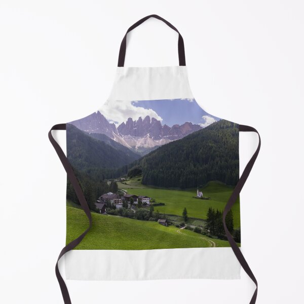 Item preview, Val di Funes Ranui Church Panorama in Italy Dolomites designed and sold by nbrandsberg.