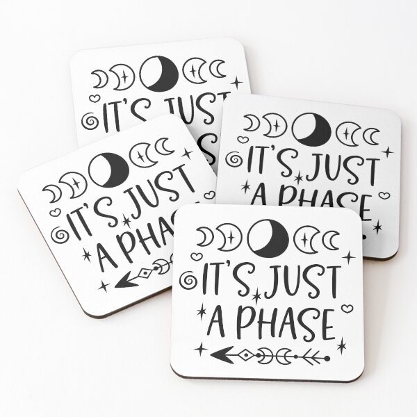Item preview, It's Just A Phase Boho Moon Phase designed and sold by indiebeetees.