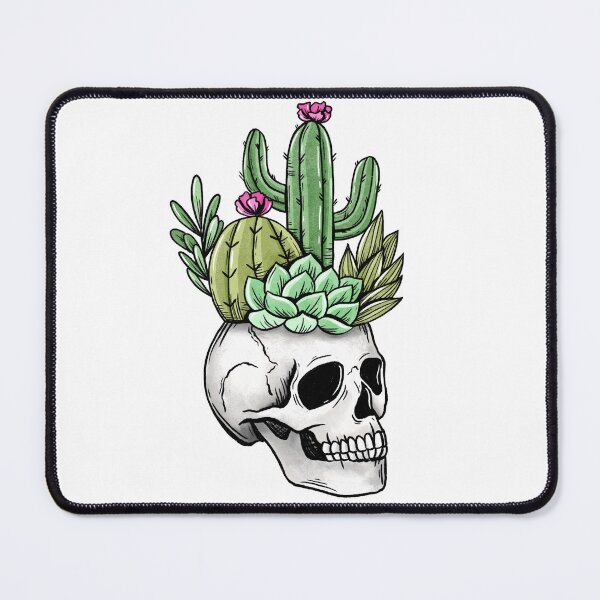 Item preview, Skull cactus planter designed and sold by WildPilotLLC.