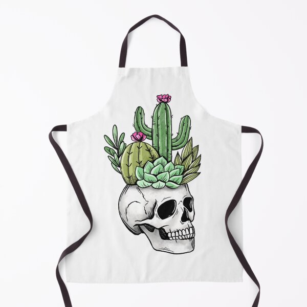 Item preview, Skull cactus planter designed and sold by WildPilotLLC.