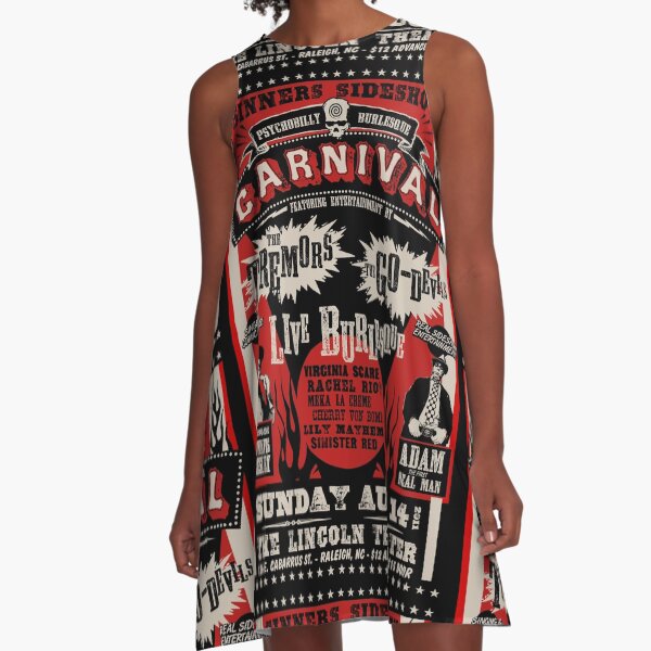 Item preview, Psychobilly Burlesque Carnival Poster designed and sold by Jason Lonon.