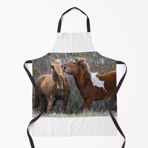 Item preview, Assateague Biting Horse Wild Horse Monster designed and sold by nbrandsberg.