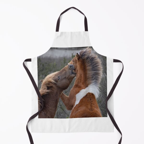 Item preview, Nip of the Day Wild Horses Fighting designed and sold by nbrandsberg.