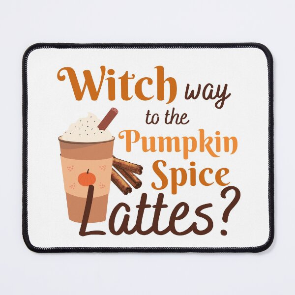Item preview, Witch Way to the Pumpkin Spice Lattes? | Halloween Design for Coffee Lovers designed and sold by MiaDelelai.
