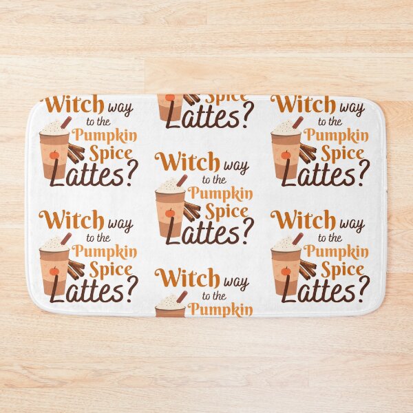 Item preview, Witch Way to the Pumpkin Spice Lattes? | Halloween Design for Coffee Lovers designed and sold by MiaDelelai.