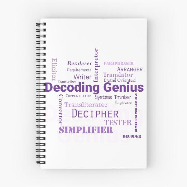 Item preview, Decoding Genius 2 designed and sold by TwinPowerTammy.