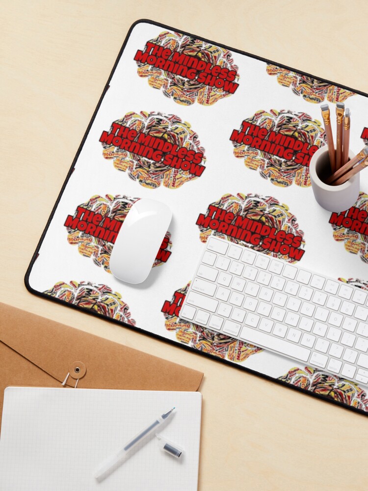 Alternate view of Mindless Morning Show Titled Logo Mouse Pad