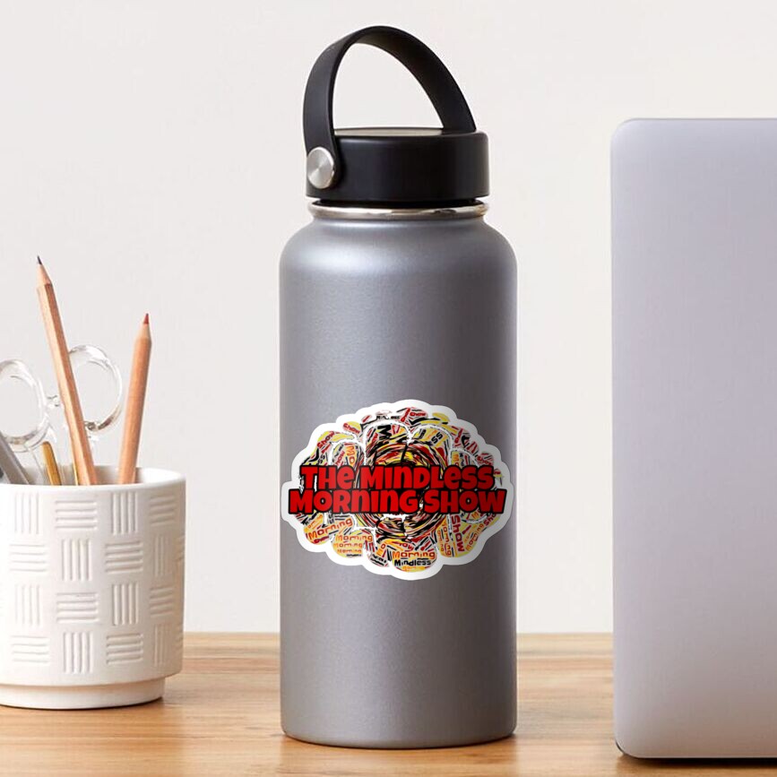 Mindless Morning Show Titled Logo Sticker