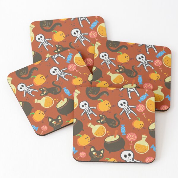 Item preview,  Squash Goals dark orange Halloween Cat Skull Candy Pumpkin pattern designed and sold by IMYGREAT32.