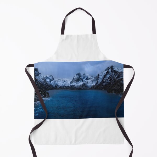 Item preview, Lofoten Mountain Winter Panorama designed and sold by nbrandsberg.
