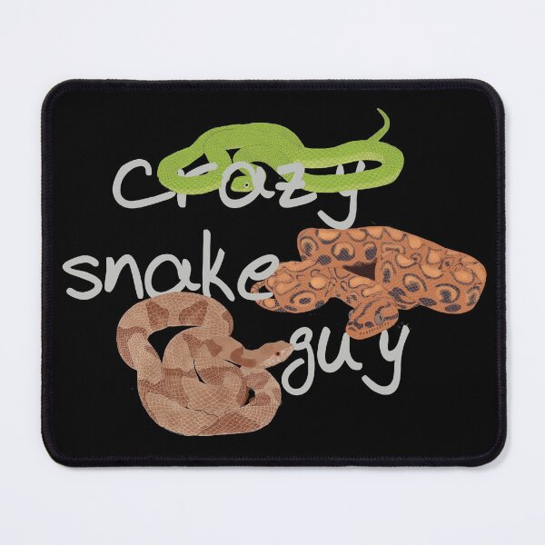 Item preview, Crazy Snake Guy designed and sold by Amy Hadden.