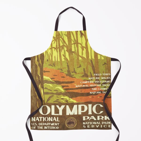Item preview, Olympic National Park Vintage WPA Poster  designed and sold by JordanHolmes.