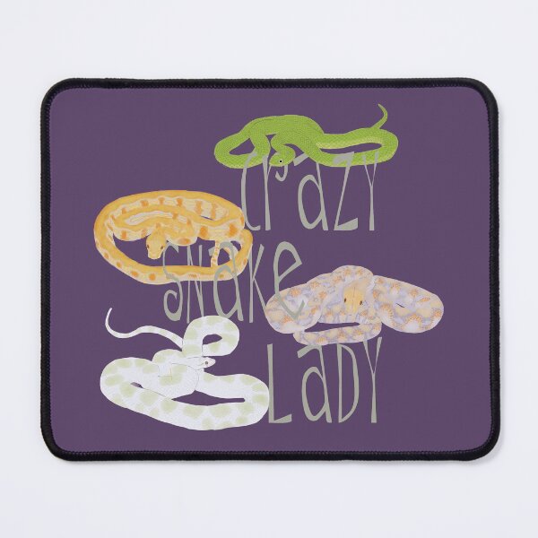 Item preview, Crazy Snake Lady designed and sold by Amy Hadden.