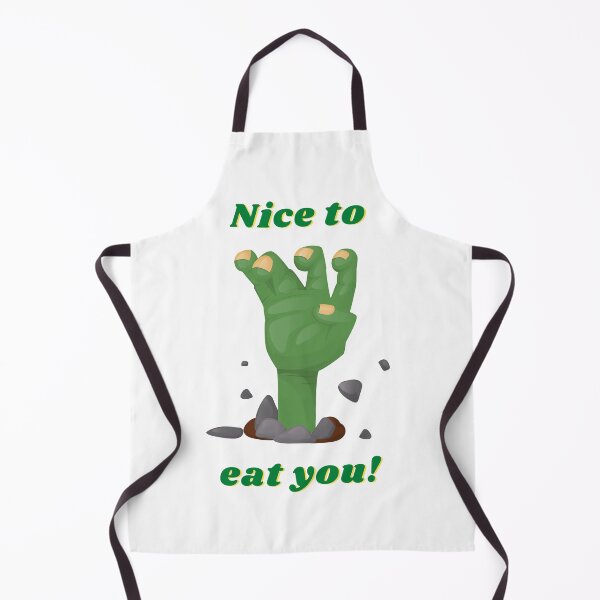 Item preview, Nice to eat you zombie hand pun designed and sold by Ahmer Qureshi.