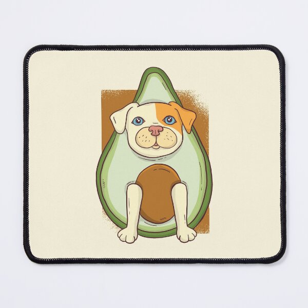 Item preview, Avocado American Pit Bull Terrier Puppy Dog designed and sold by Cute and Funny Animal Art Designs.