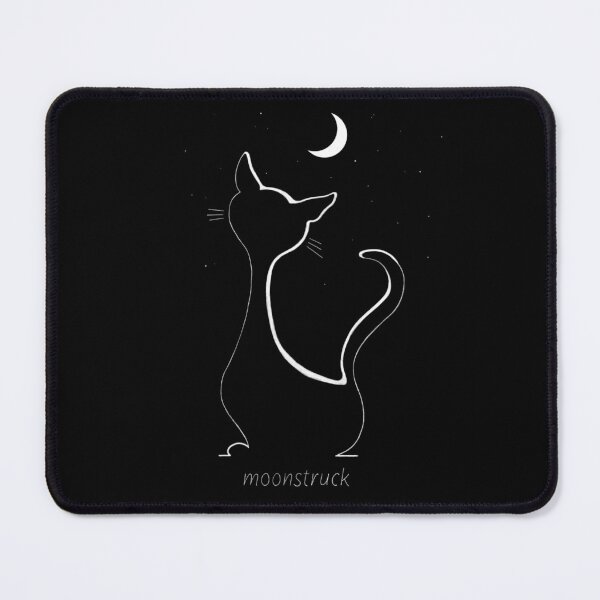 Item preview, moonstruck cat moon and stars designed and sold by JoriB77.