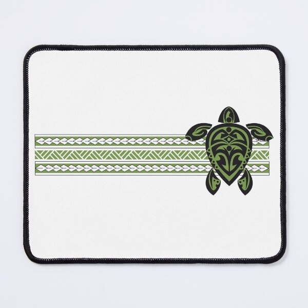 Item preview, Green Tribal Turtle Tattoo Stripe designed and sold by srwdesign.