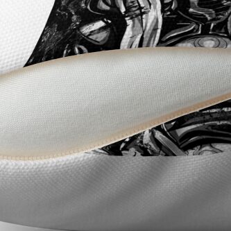 Alternate view of Maya's determination Floor Pillow