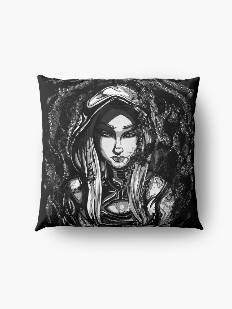 Alternate view of Maya's determination Floor Pillow