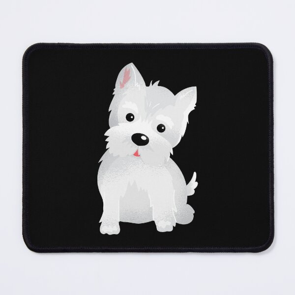 Item preview, West Highland White Terrier Westie Puppy Dog designed and sold by Cute and Funny Animal Art Designs.