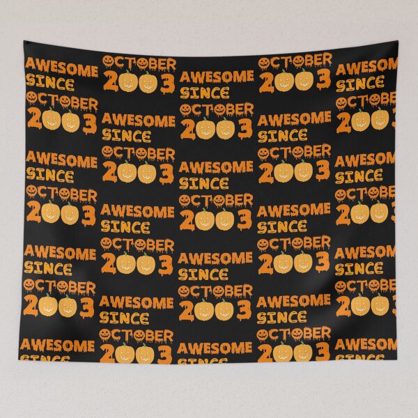 Item preview, 18th Birthday 18 Year Old Birthday Awesome Since October 2003 Funny 2021 Cute Family Gift Ideas For Son And To daughter From Dad or Mom Boyfriend Girlfriend designed and sold by The Nova Prints .