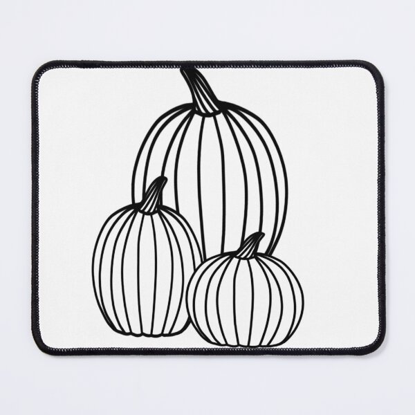 Item preview, Simple Pumpkins Line Drawing designed and sold by makesbymiss.