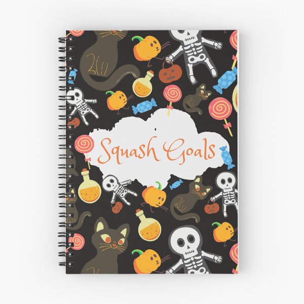 Item preview,   Squash Goals dark Black Halloween Cat Skull Candy Pumpkin pattern designed and sold by IMYGREAT32.