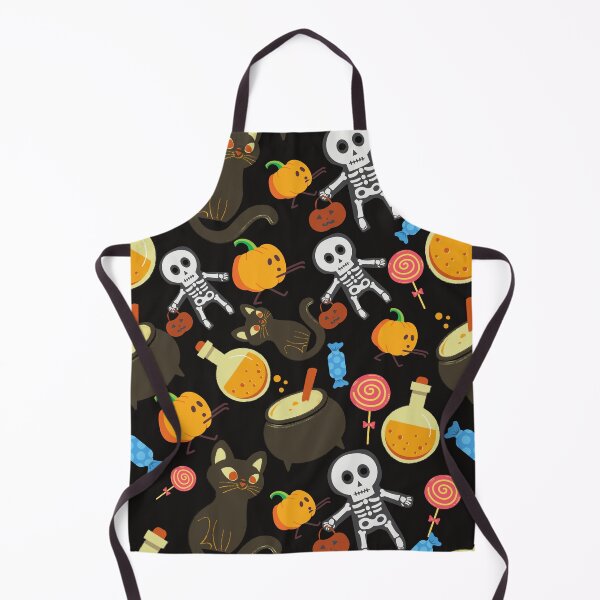 Item preview, Squash Goals dark Black Halloween Cat Skull Candy Pumpkin pattern designed and sold by IMYGREAT32.