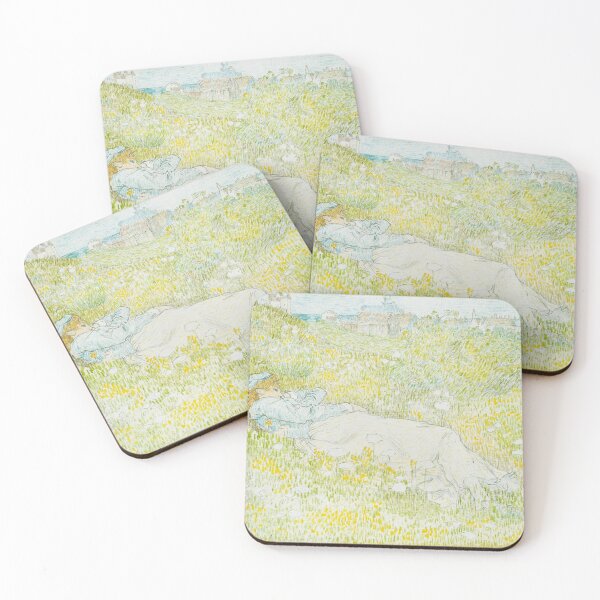 Item preview, Señora tendida en un campo de flores designed and sold by GiftnFun.