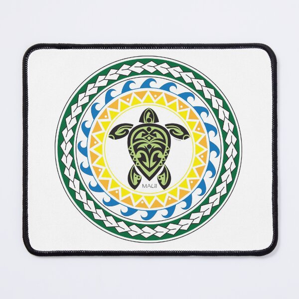 Item preview, Tribal Turtle Tattoo Mandala Maui designed and sold by srwdesign.