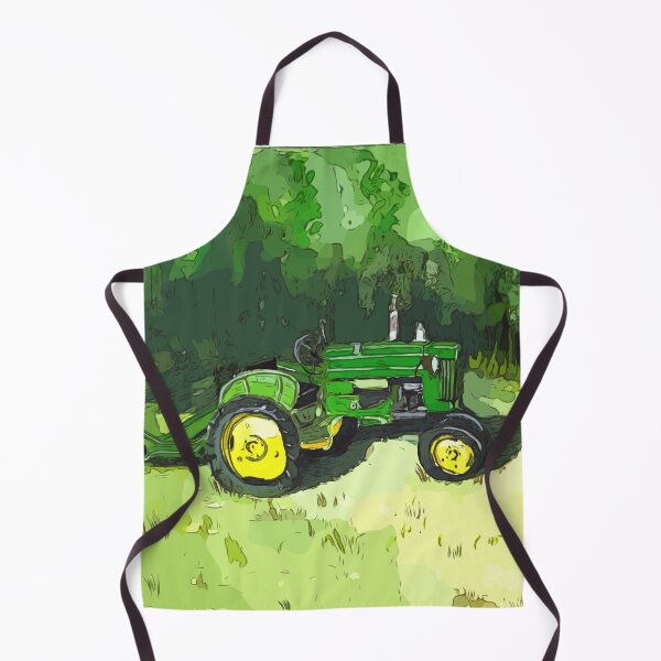 Item preview, Illustration of a famous “green” tractor with mower attachment - WelshDesigns designed and sold by welshdesigns.