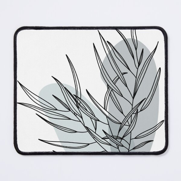 Item preview, Willow Eucalyptus Line Drawing with Modern Colors designed and sold by makesbymiss.
