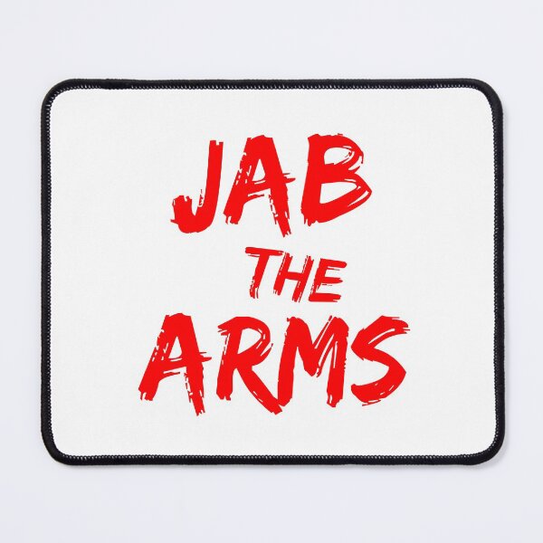 Item preview, Jab the arms vaccine pun designed and sold by Ahmer Qureshi.