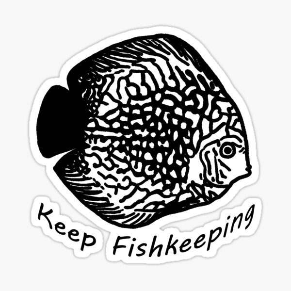 Item preview, Discus Fish, Keep Fishkeeping  designed and sold by CaptinAubs.
