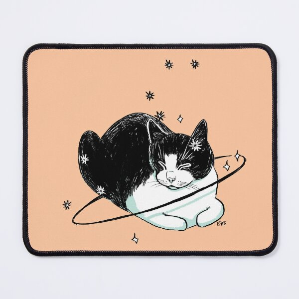 Felicette the Space Cat (Orange) Mouse Pad