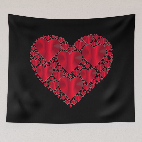 Item preview, Red Metallic Hearts designed and sold by StephenMollie.