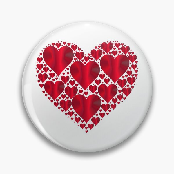 Item preview, Red Metallic Hearts designed and sold by StephenMollie.