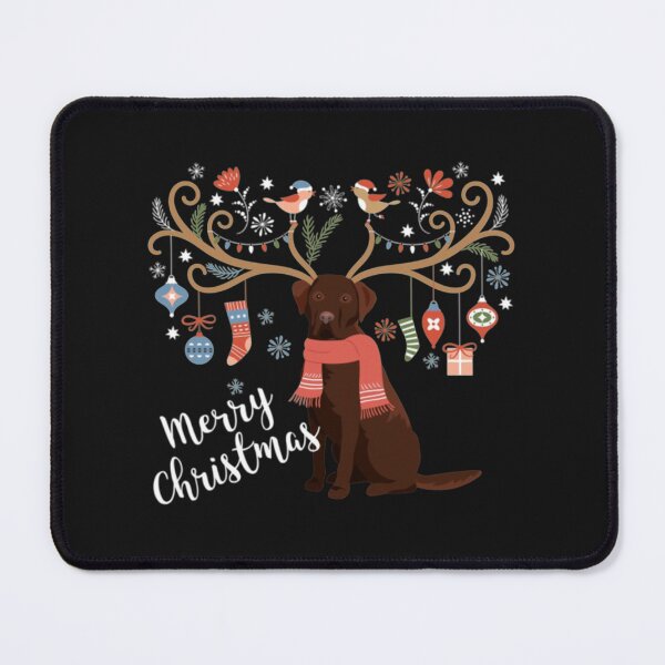 Item preview, Chocolate Labrador Retriever Christmas designed and sold by Clavitaps.