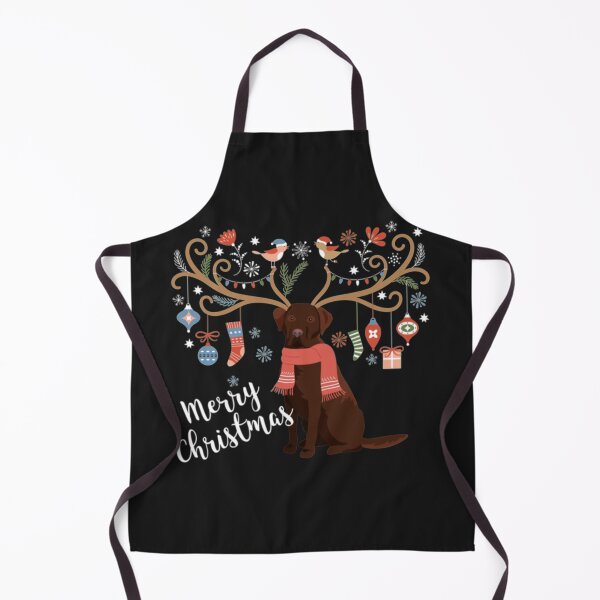 Item preview, Chocolate Labrador Retriever Christmas designed and sold by Clavitaps.