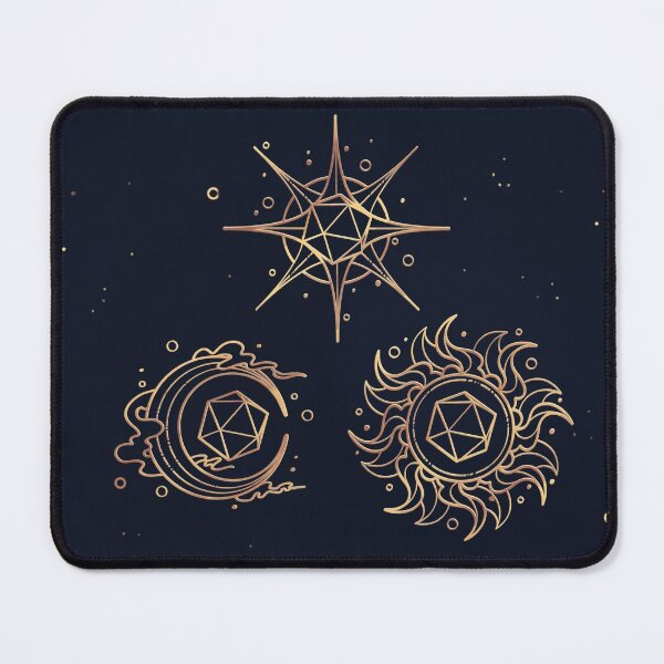 Item preview, D20 The Sun, Moon & Star Trio designed and sold by SStarStudio.