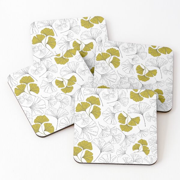Item preview, Greenish Yellow Ginkgo Biloba Leaves designed and sold by romanideco.