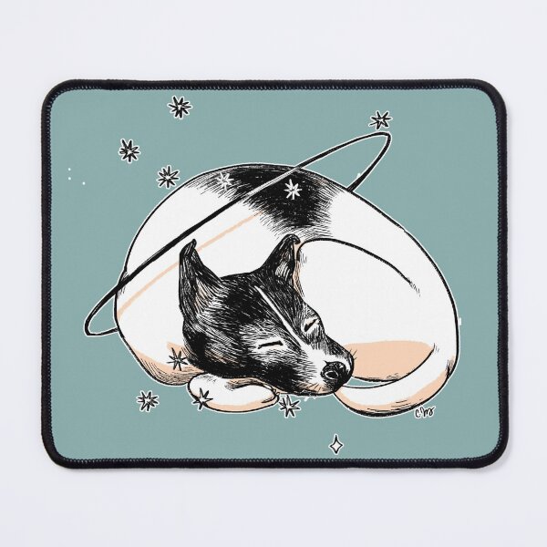 Item preview, Laika the Space Dog (Green) designed and sold by catblip.